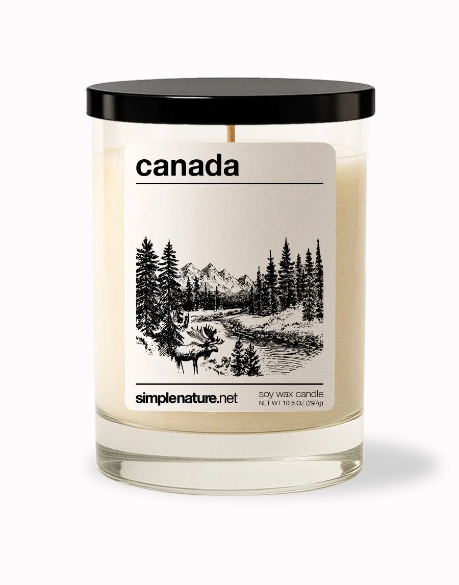 Canada Soy Wax Candle — simple nature candles